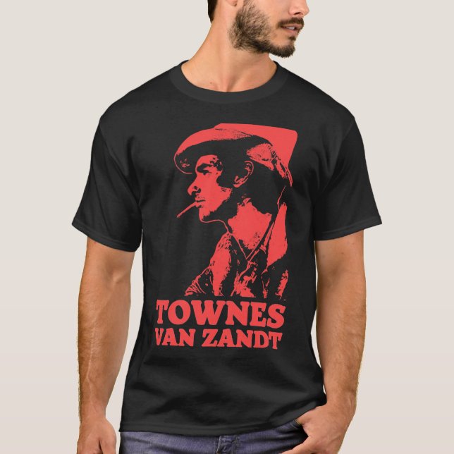 Townes Van Zandt T-Shirt &amp; T-shirt classique A (Devant)