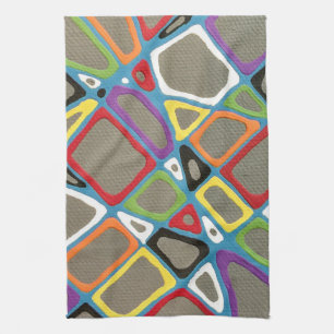 Township gris Serviette de cuisine