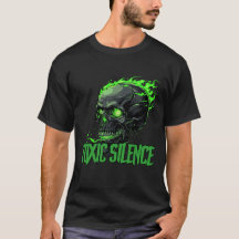 "Toxic Silence" T-shirt med logo + text