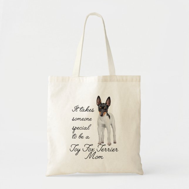 Toy Fox Terrier Maman Sac fourre-tout (Devant)