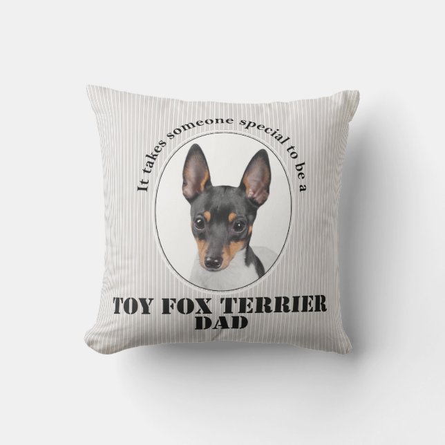 Toy Fox Terrier Papa Coussin (Recto)