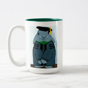 TPII Grumpy Graduation PhD Rabbit Mug 