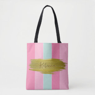 Tracé de peinture or Grilles colorées - Sac fourre