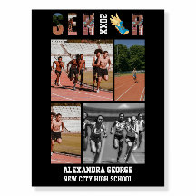 Track And Field Graduation Senior Night Poster