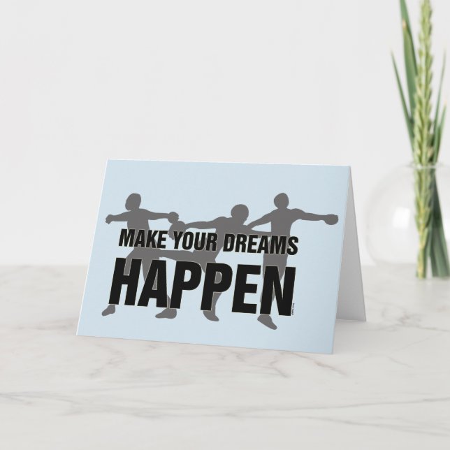 Track and Field Season Bonne carte de chance (Devant)