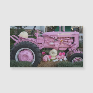 Tracteur rose