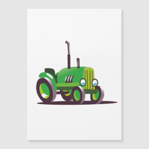Tracteur vert mignon