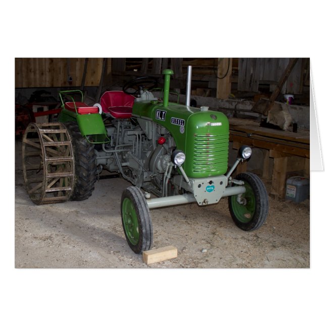 Tracteur vert Steyr KL I (Devant horizontal)