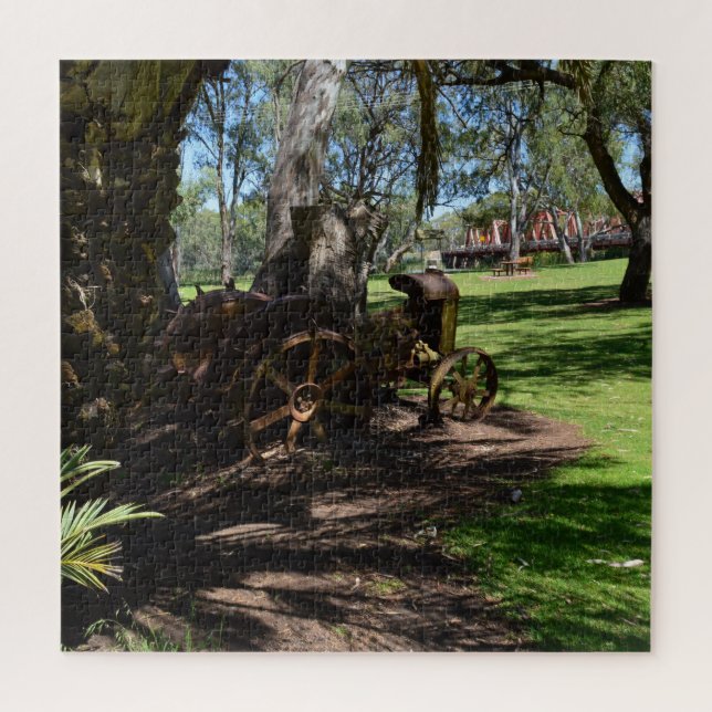 Tracteur Vintage rustique, Jigsaw Puzzle (Vertical)