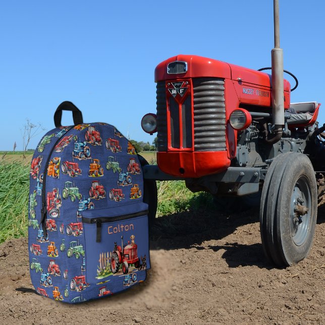 Tracteurs agricoles Sac à dos personnalisé pour en (Créateur téléchargé)