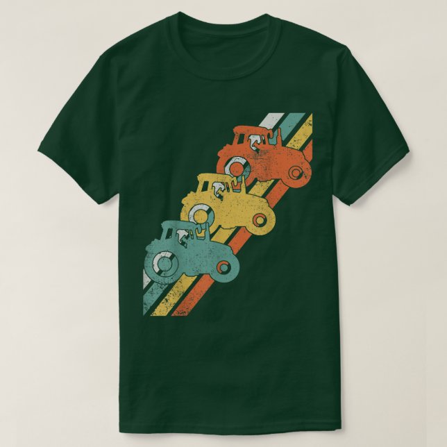 Tractors Tractor Farmer Farming T-Shirt (Design devant)