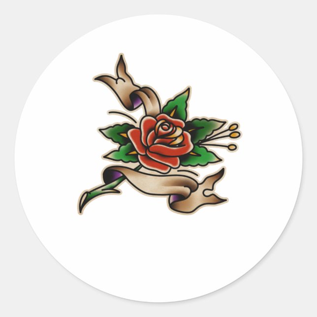 Trad Tattoo 005 Sticker  (Devant)