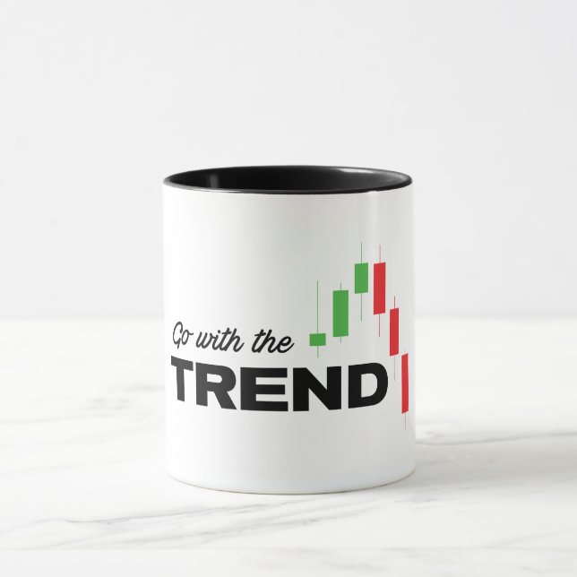 Trading Mug - Aller avec la tendance (Centre)