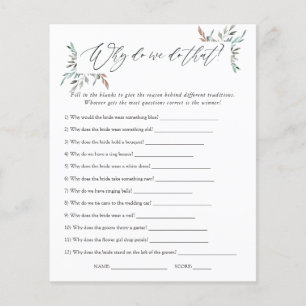 Traditions de Baby Shower hivernal de verdure Jeu