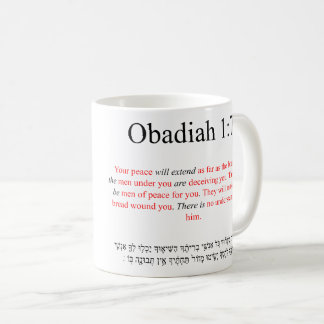 Traduction Open Source Obadiah 1:7 Mug