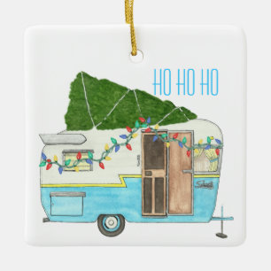Trailer de camping Vintage - Ornement de Noël