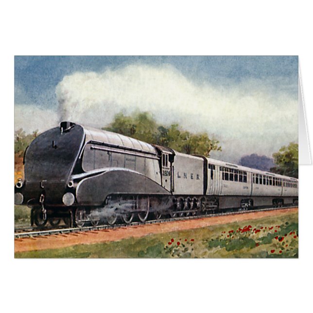 Train à grande vitesse argenté moderne et transpor (Devant Horizontal)