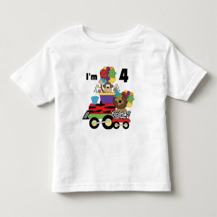 Train de la Jungle 4ème Anniversaire Tshirts et ca