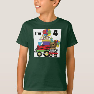 Train de la Jungle 4ème Anniversaire Tshirts et ca