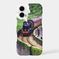Train de locomotives sur le pont