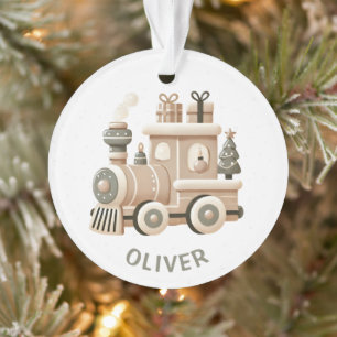 Train de Noël personnalisé pour les enfants 