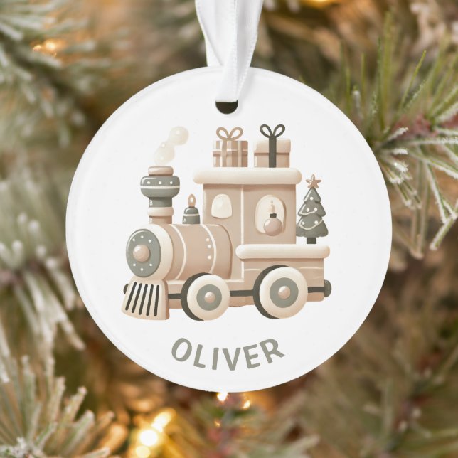 Train de Noël personnalisé pour les enfants  (Arbre)