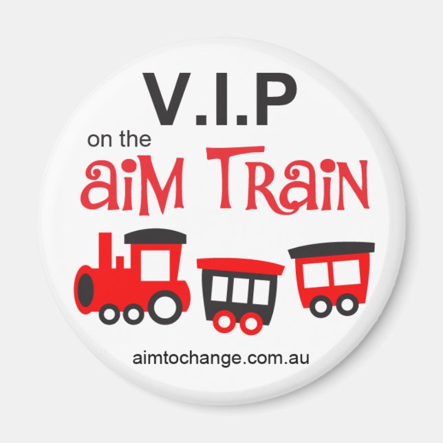 Train d'objectifs - aimant (Devant)