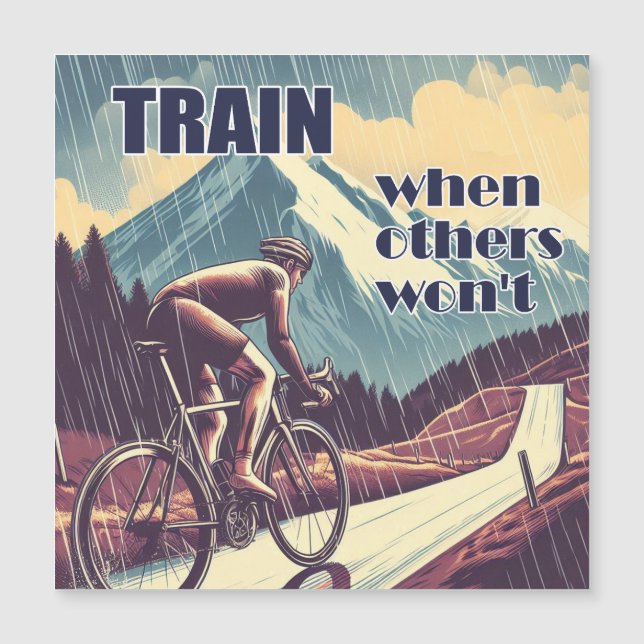 Train quand d'autres ne feront pas de vélo (Devant)