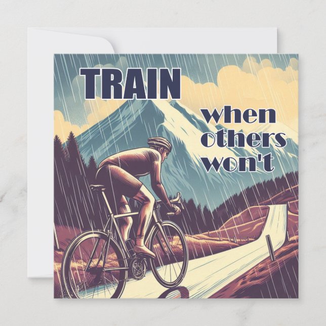 Train quand d'autres ne feront pas de vélo (Devant)