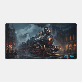 Train victorien Noir Steampunk
