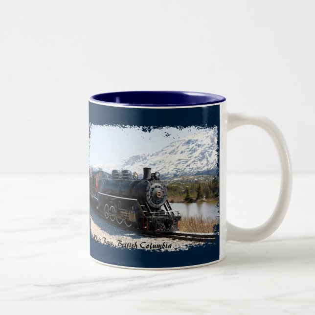 Train White Pass en Mug café neige (Droit)