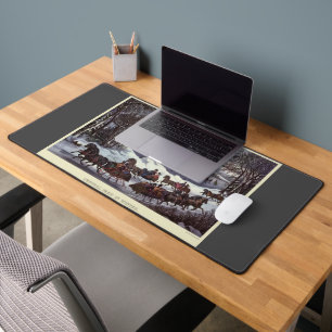 Traîneaux de Noël vintage, Central Park en hiver