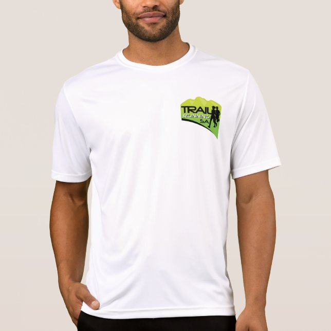 Traînée courant le T-shirt de la représentation (Devant)