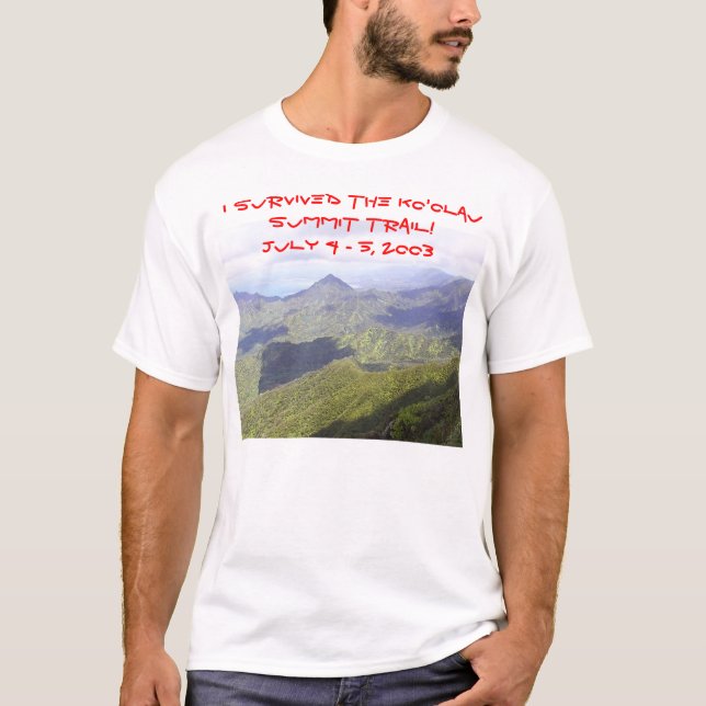 Traînée de sommet de Ko'olau de T-shirt de Kevin (Devant)