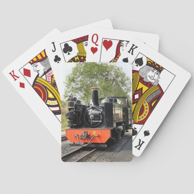 TRAINS À VAPEUR CARTES DE JEU (dos)