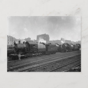 Trains de fret Scranton Pa. Carte postale