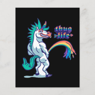 trait à la main licorne peing