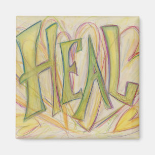 Traitement des coeurs Word Art sur mesure Aimants 