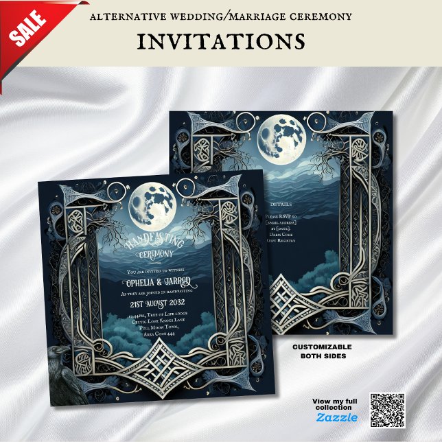 TRAITEMENT DES INVITATIONS DROUID CELTIC WICCA LUN (Créateur téléchargé)