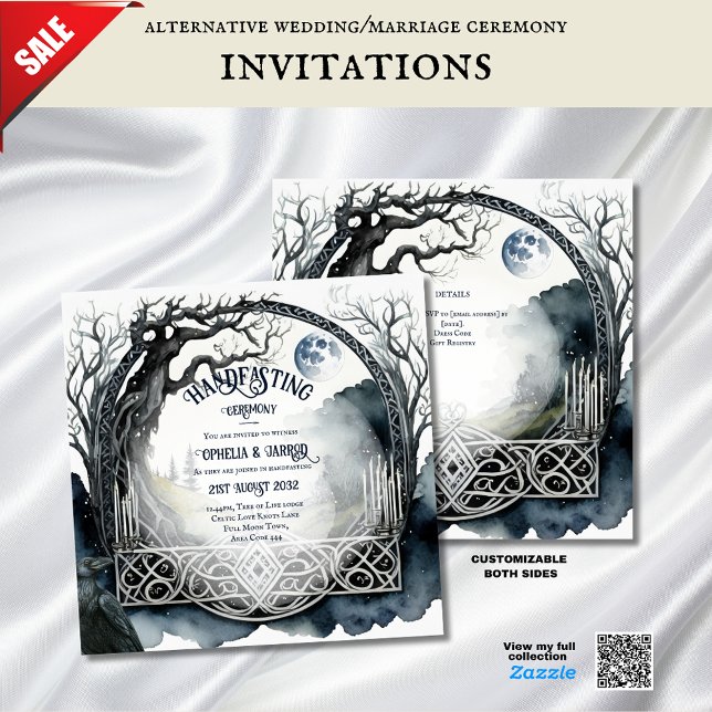 TRAITEMENT DES INVITATIONS DROUID CELTIC WICCA LUN (Créateur téléchargé)