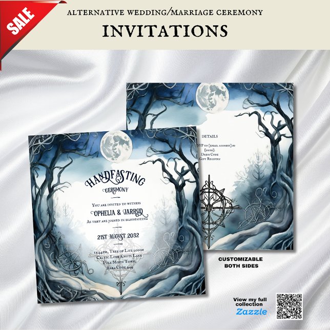 TRAITEMENT DES INVITATIONS DROUID CELTIC WICCA LUN (Créateur téléchargé)