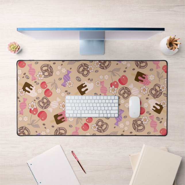Traitements sucrés et salés Motif beige (Bureau 1)