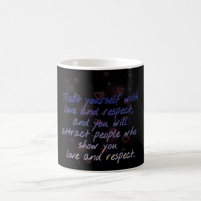 traitez-vous amour et respect mug (Centre)
