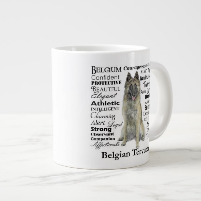 Traits belges Tervuren Jumbo Mug (Devant droit)