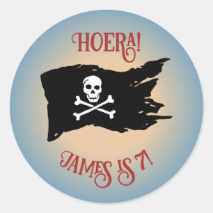 Traktatie Drapeau de Pirate Autocollant – Sable & 