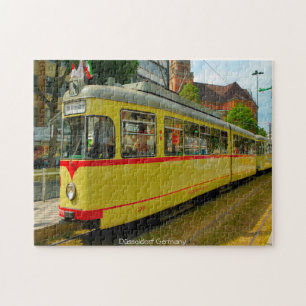 Tram Düsseldorf Allemagne. Jigsaw Puzzle