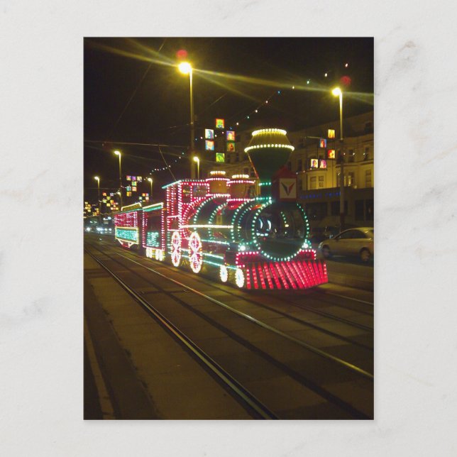 Tramway - Blackpool Illuminations Carte postale (Devant)