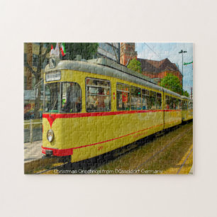 Tramway de Düsseldorf Allemagne. Puzzle