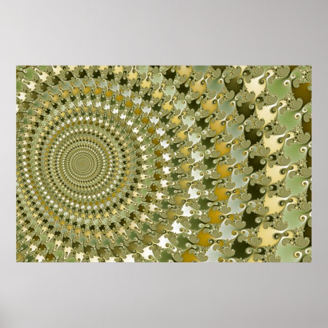 Trancetunnel - Poster fractal (Devant)