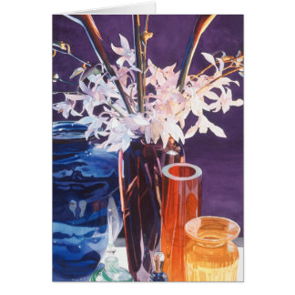 "Tranche aquarelle en verre d'art de paradis"